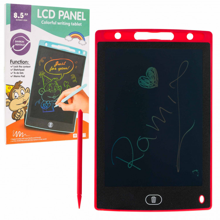 Grafický LCD tablet na kreslenie - červený